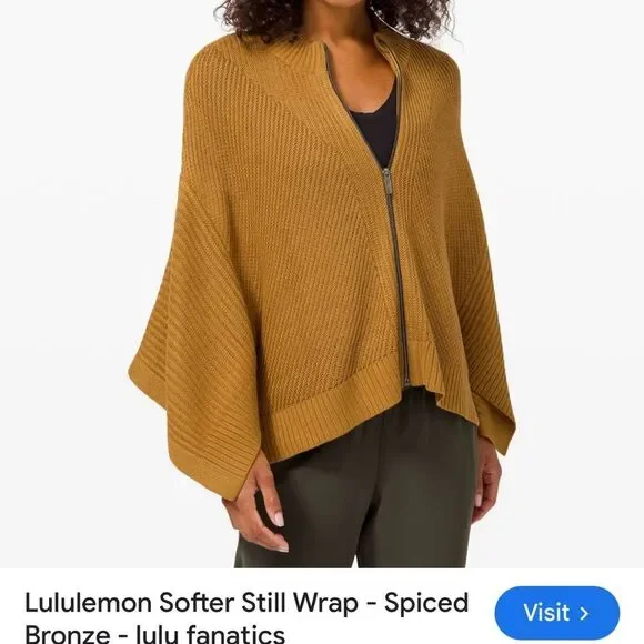 Lululemon Softer Still Wrap
Spiced Bronze - Picture 9 of 9